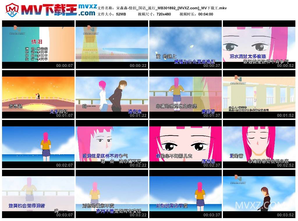 宋森森-情泪_国语_流行_MB301892